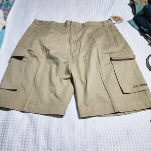 GSL-589K NWT MENS SIZE 46B EARLY MILITARY KHAKI CARGO SHORTS